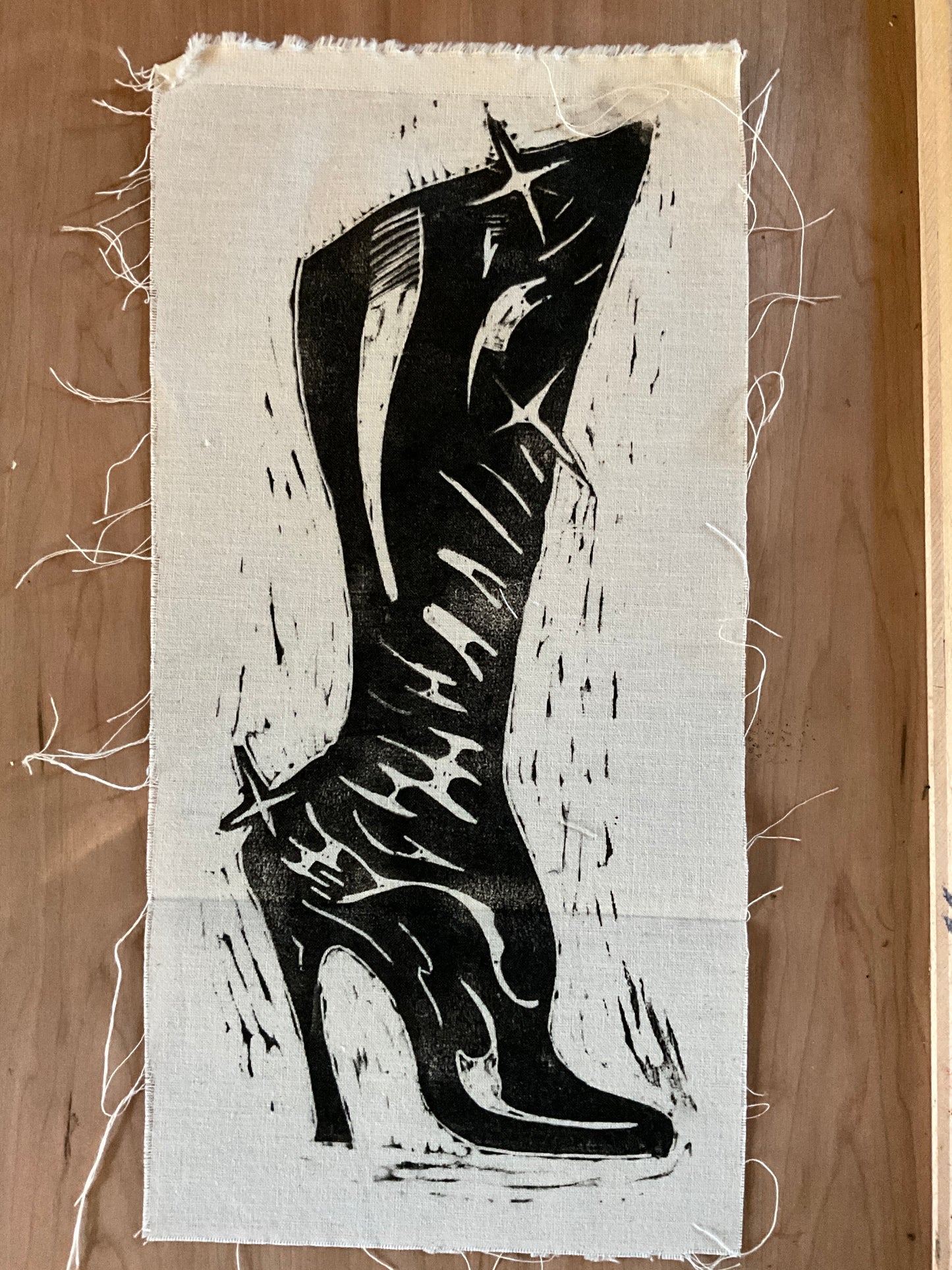 Ballet boot punk patch