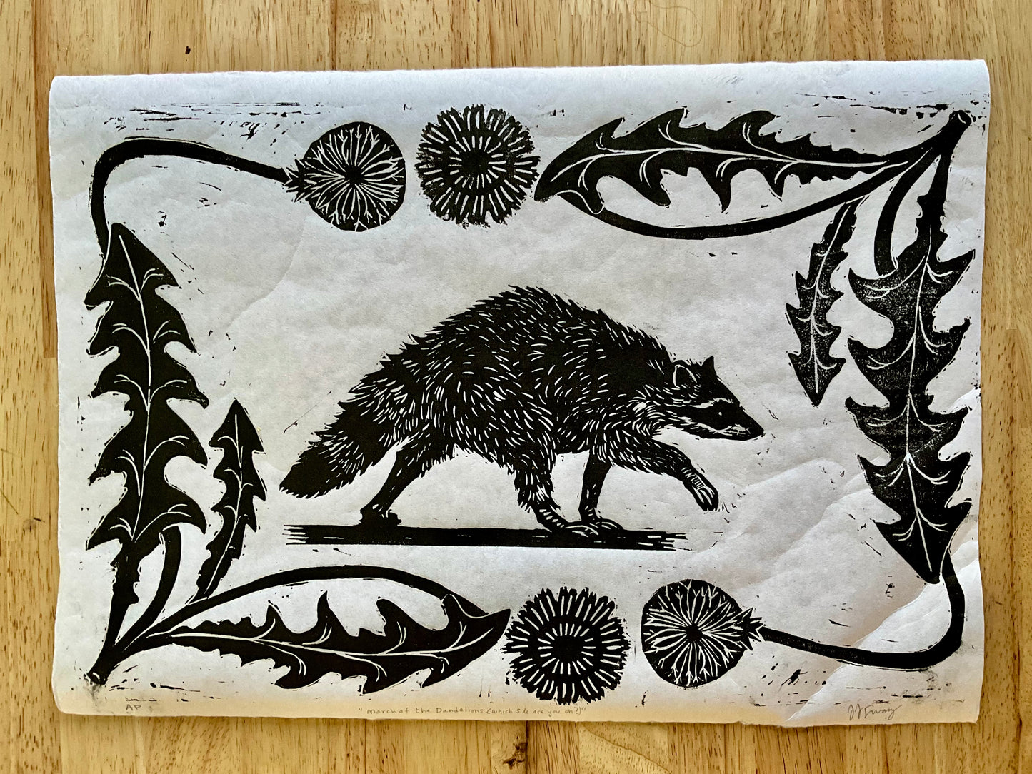 March of the dandelions