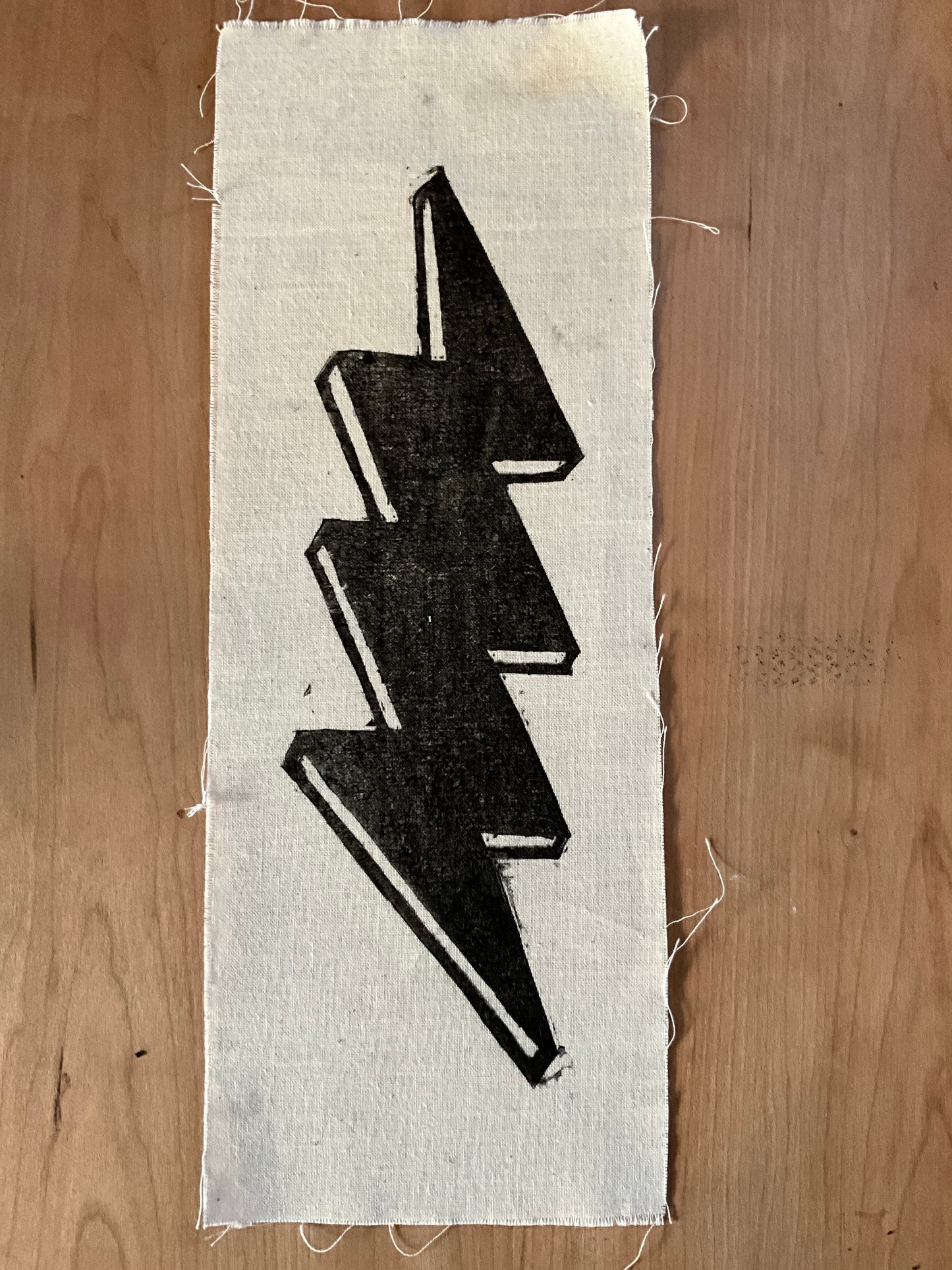 Lightning bolt patch