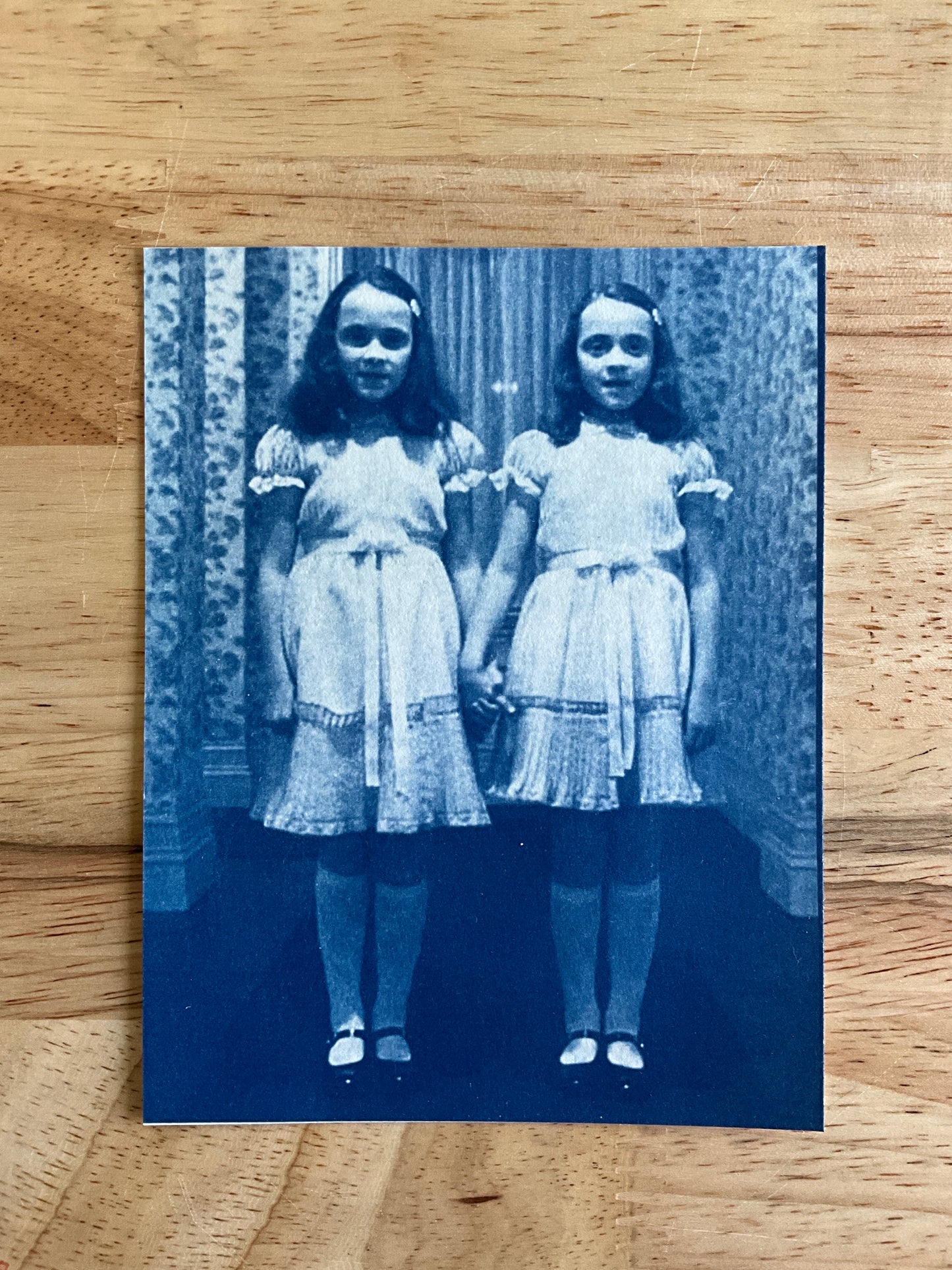 The Shining cyanotypes and keychain